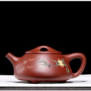 Ấm trà thạch biều tử sa Thọ Đào 240ml