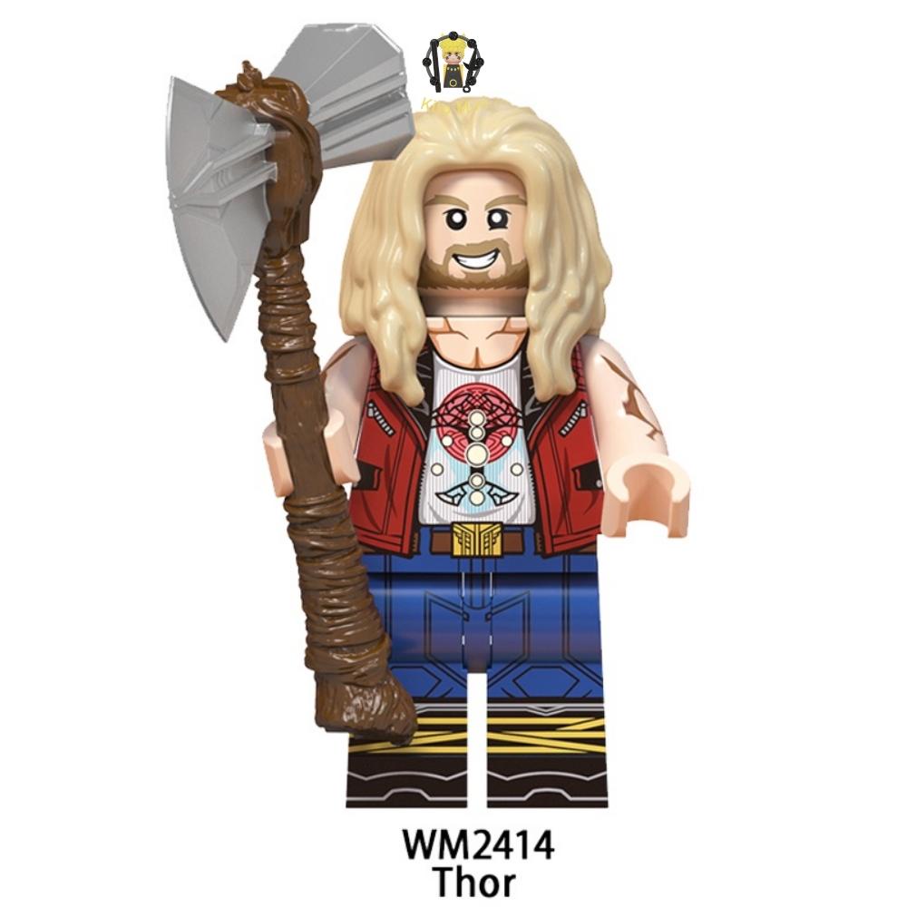 Minifigures Thor Nhân Vật Mavel Xếp Hình Lắp Ráp Phim Truyện Love And Thunder Tình Yêu Và Sấm Set WM6146