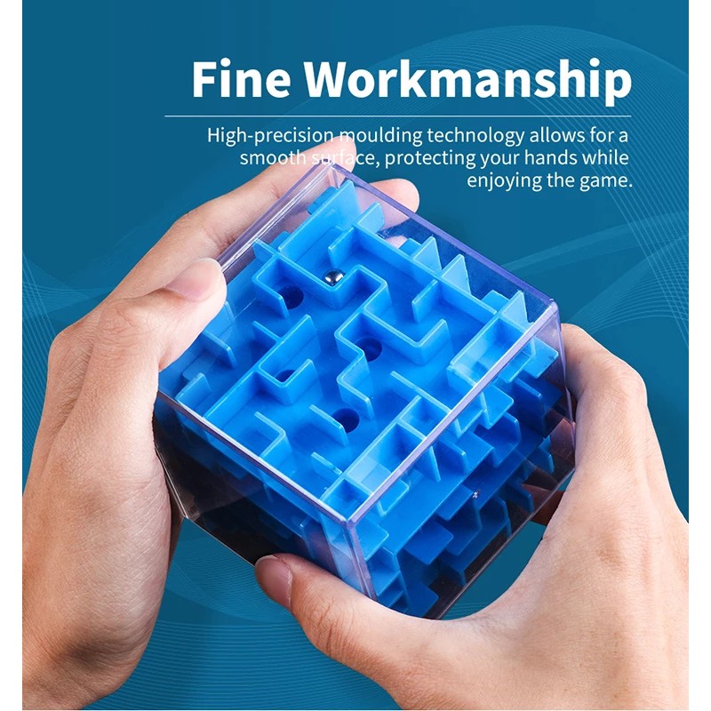 MoYu 3D Maze 60mm Speed Magic Cube Contest Twist Puzzle Toy Khối Rubik