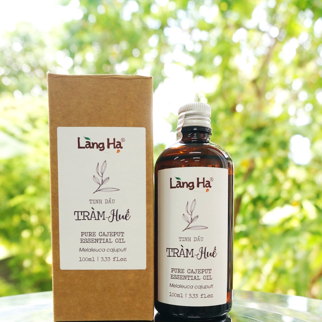 Tinh dầu Tràm Huế Làng Hạ Tăng sức đề kháng, ngăn ngừa cảm mạo, phong hàn, ho đờm, đuổi côn trùng, an toàn cho trẻ 100ml