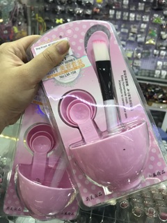 Bộ chén cọ đắp mặt nạ ( 6 món )