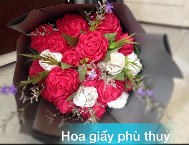 Bộ nguyên liệu làm hoa giấy