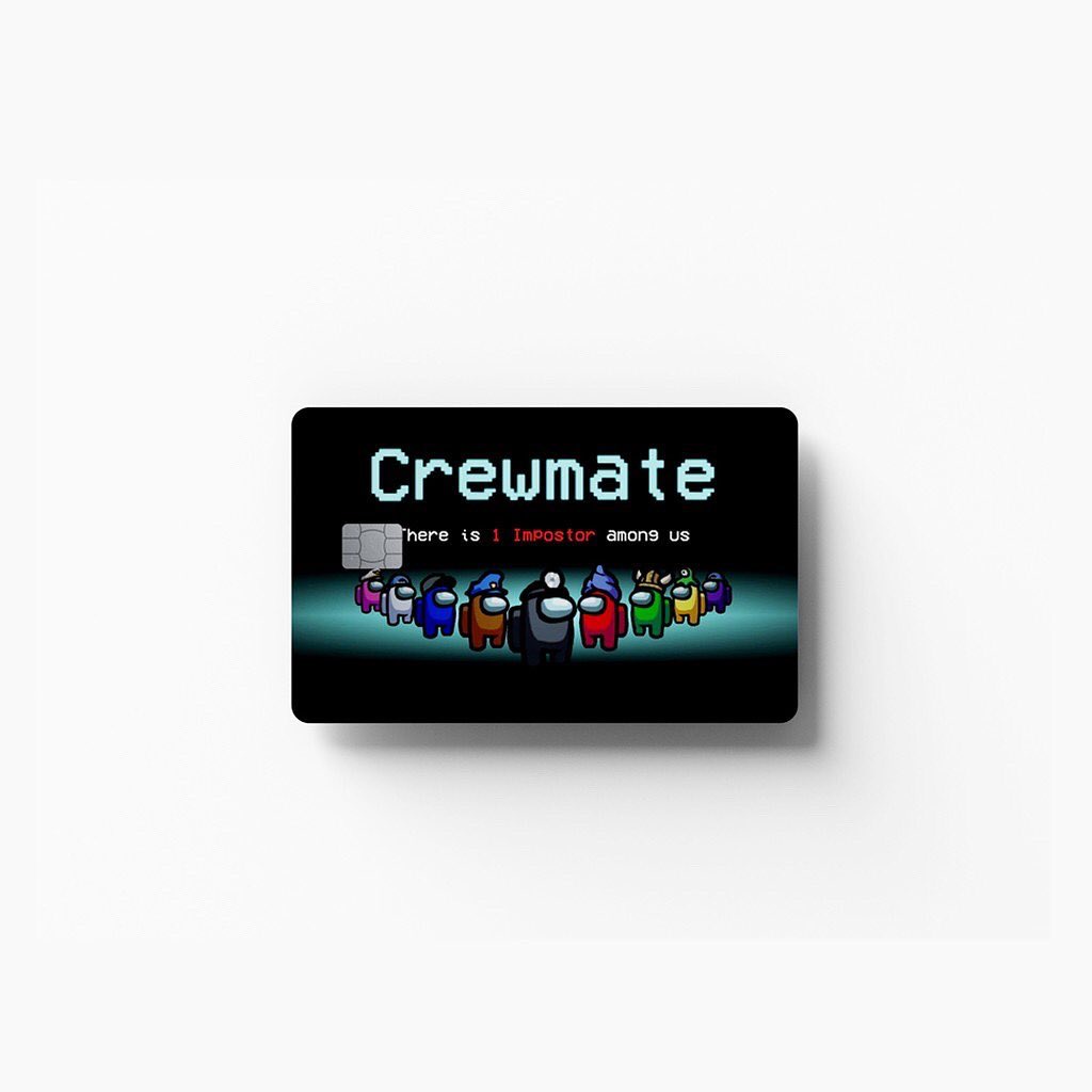 Skin Thẻ ATM - Chủ đề AMONG US - Miếng Dán Card, Dán Thẻ Từ,... - Chống Xước - Chống Nước - Vừa Với Khuôn Thẻ
