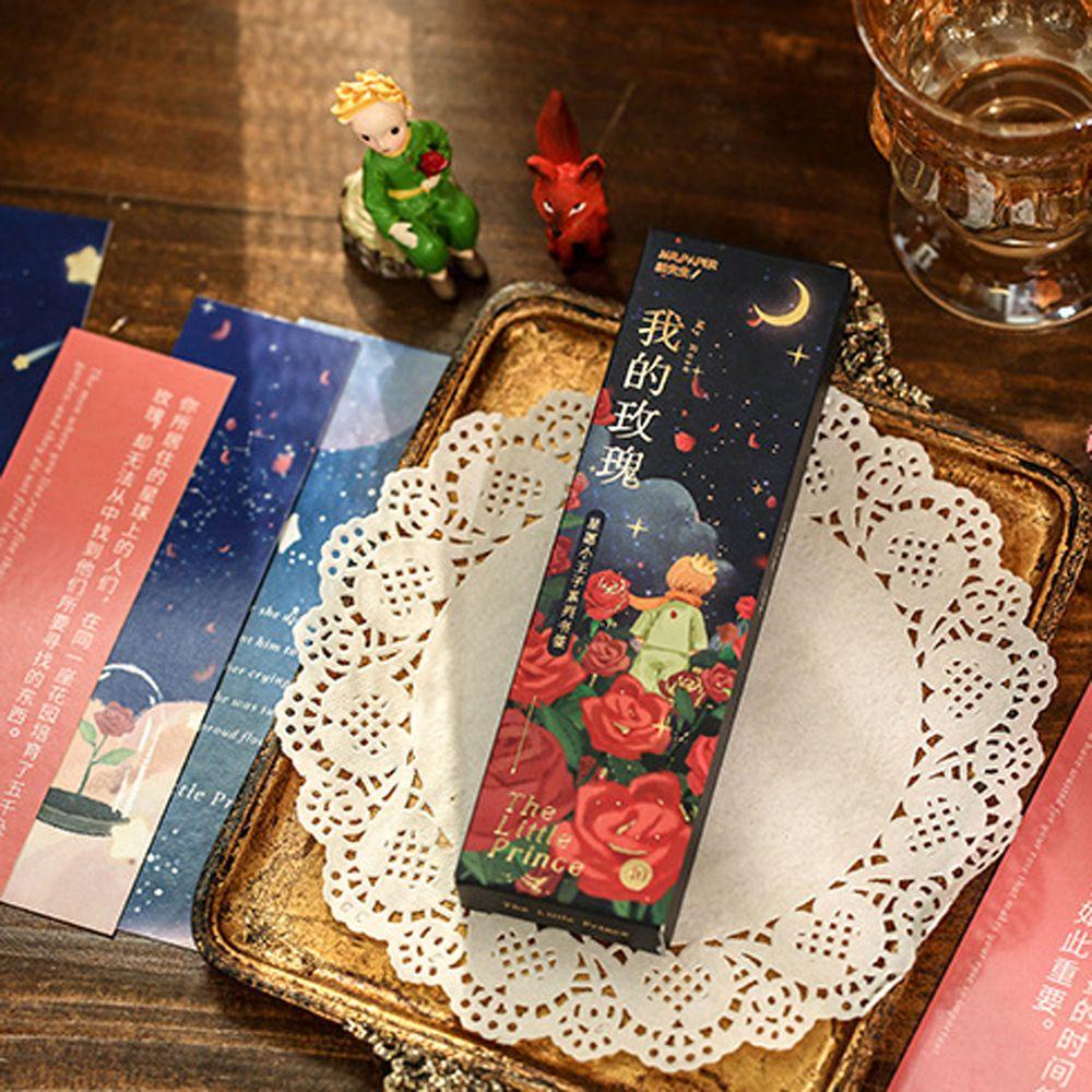Augustina Star Wish The Little Prince Series Giấy Ghi Chú Đánh Dấu Trang Sách Phong Cách Retro Cho Học Sinh