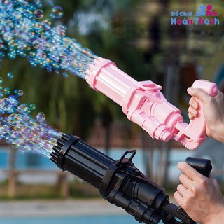 Súng bắn bong bóng, súng bắn siêu nhiều bong bóng thích thú cho bé, đồ chơi vui nhộn