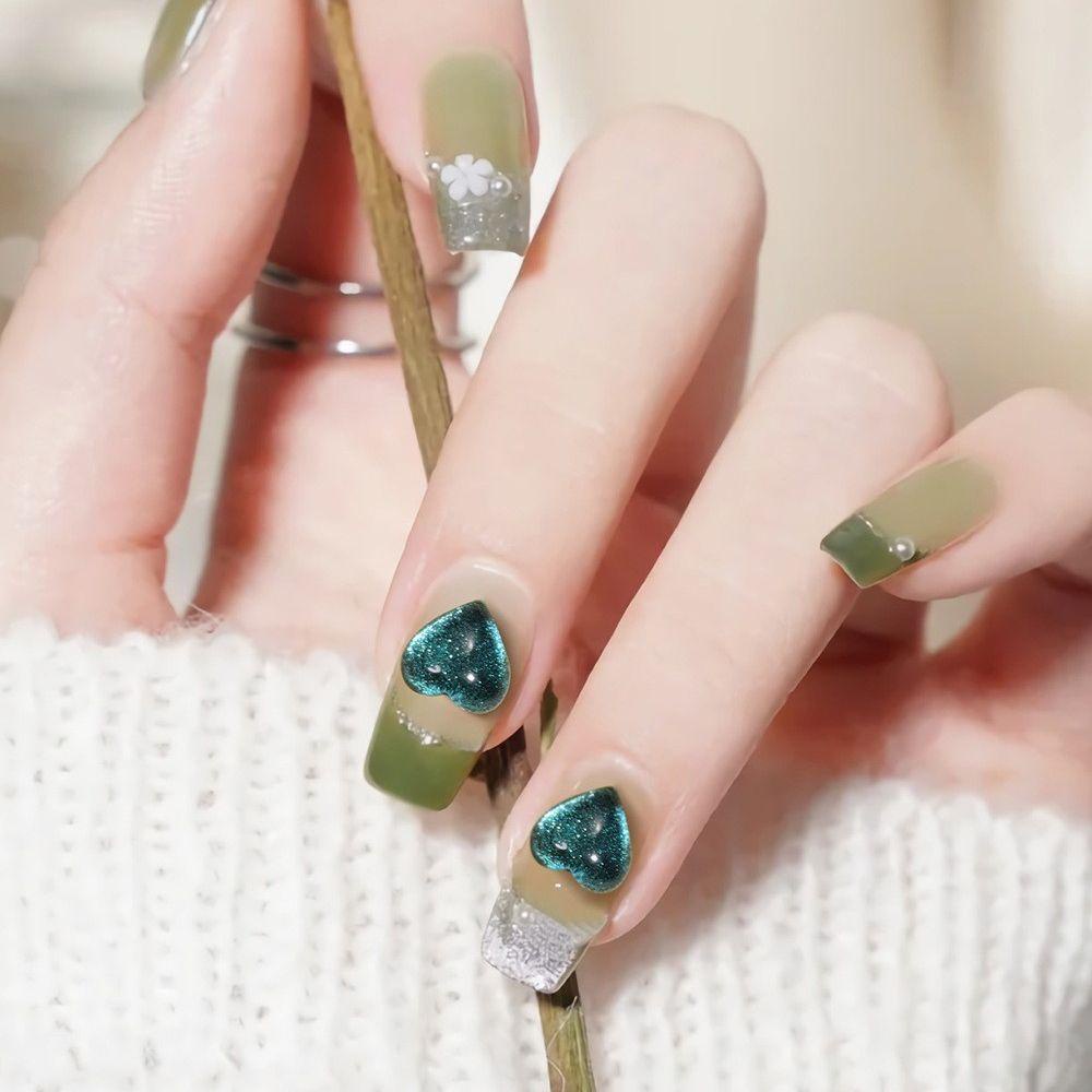 Phụ Kiện Trang Trí Móng Tay 3D Chuyên Dụng Cho Salon|Vật Liệu Trang Trí Móng Tay Hình Trái Tim