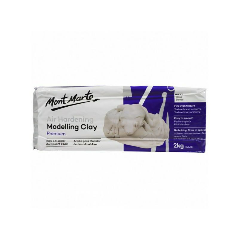 Đất Sét Tự Khô, Đất Điêu Khắc Nâu Và Trắng Mont Marte  0,5kg-2kg