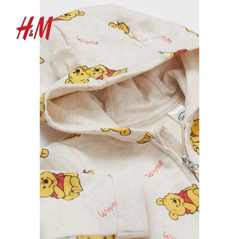 Bộ nỉ HM kéo khóa dư xịn cho bé
