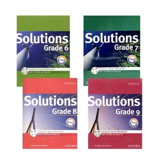 HOT - Combo, LẺ 4 cuốn Solutions Grade 6, 7, 8, 9