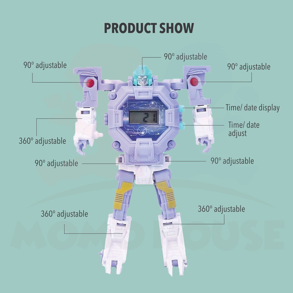 Đồ chơi đồng hồ biến hình robot độc đáo dành cho bé | BigBuy360 - bigbuy360.vn
