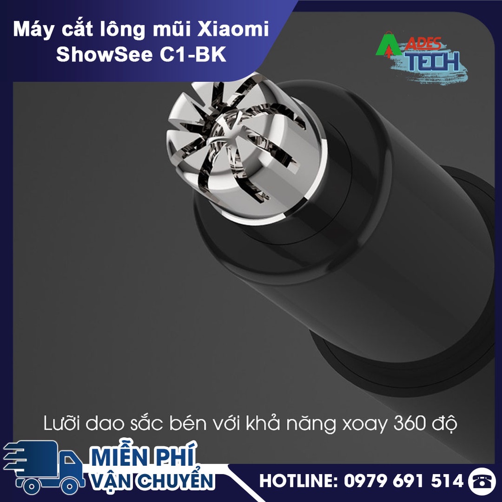 Máy cắt tỉa lông mũi Xiaomi an toàn Showsee C1 - Bảo hành Chính Hãng