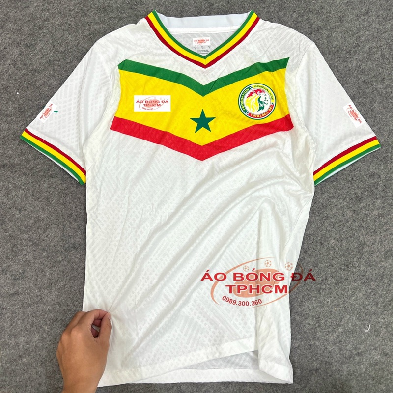 SENEGAL mùa 22/23 - Áo Bóng Đá bản PLAYER hàng Thái - SENEGAL trắng 22/23