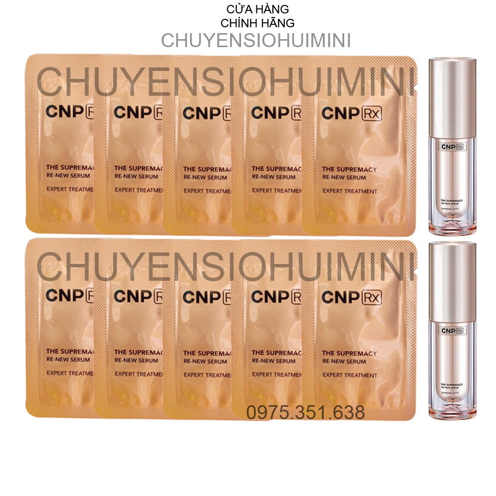 [Date 2024] Gói serum tái tạo phục hồi trẻ hóa và chống lão hóa mạnh mẽ CNP RX 1ml