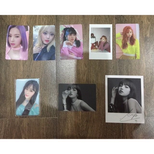 Card lẻ các nhóm nhạc Hàn nữ BLACKPINK, IOI, WEKIMEKI, IZ*ONE