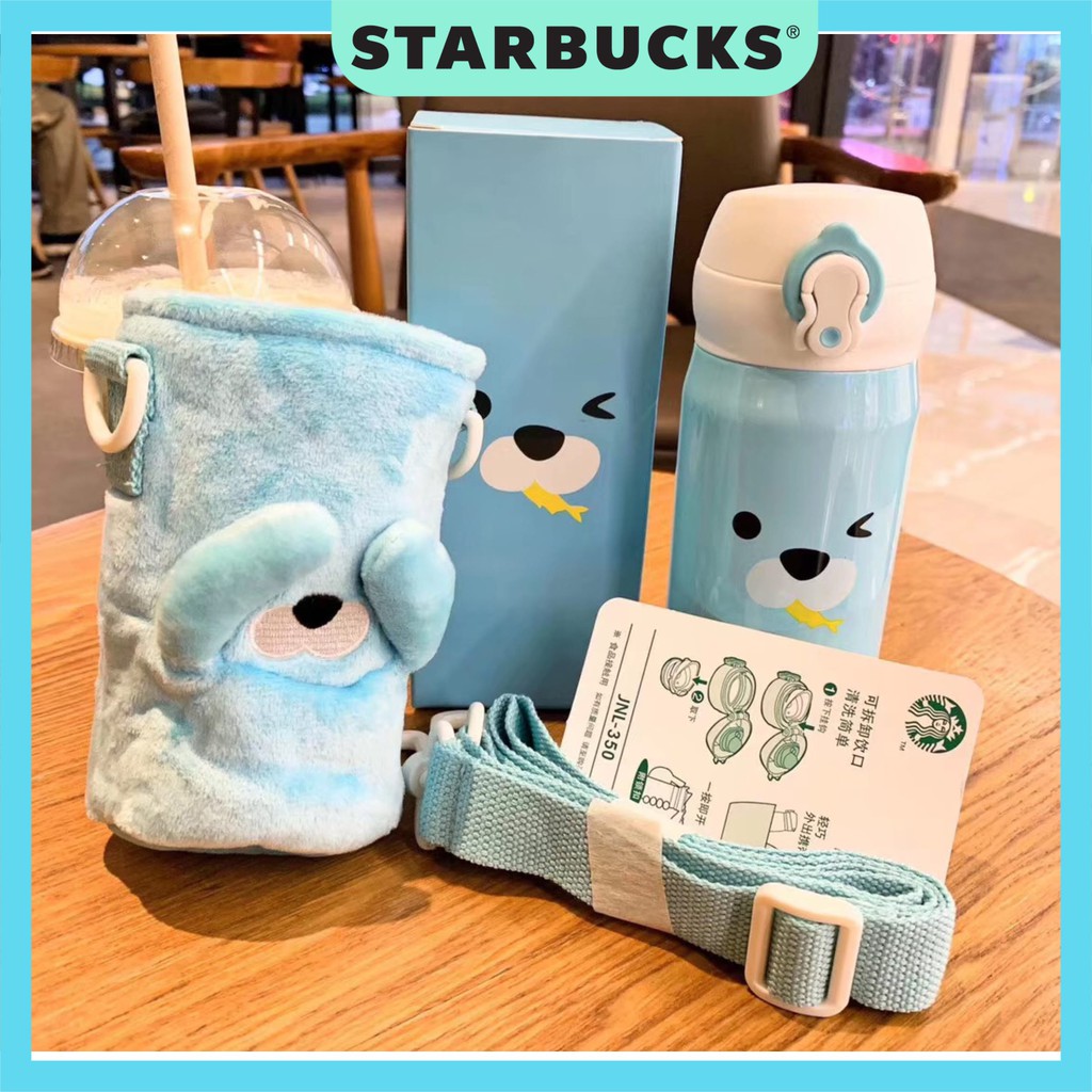 [AUTH] Bình giữ nhiệt chính hãng Starbucks Polar Bear 2019 355ml  phù hợp làm quà tặng