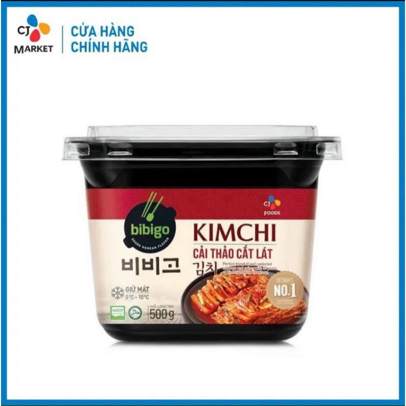 KIM CHI CẢI THẢO CẮT LÁT BIBIGO 100GR/ 500GR