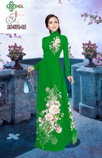 Vải Áo Dài Tằm Ý/ Lụa Nhật Hoa Ngực & Tà