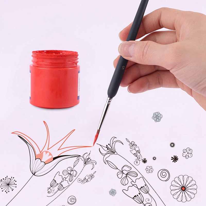 10 Cọ đẹp. Bộ Cọ Vẽ Tranh Và Đường Kẻ Mini Phù Hợp Với Mô Hình