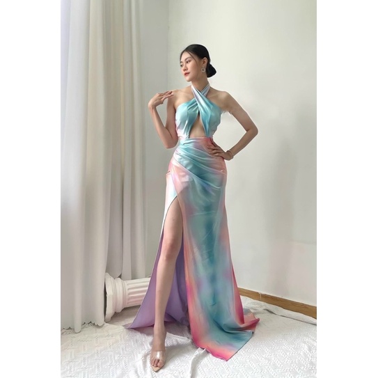 MS1285V ĐẦM BODY NHŨ LOANG MÀU full size S/M/L/XL