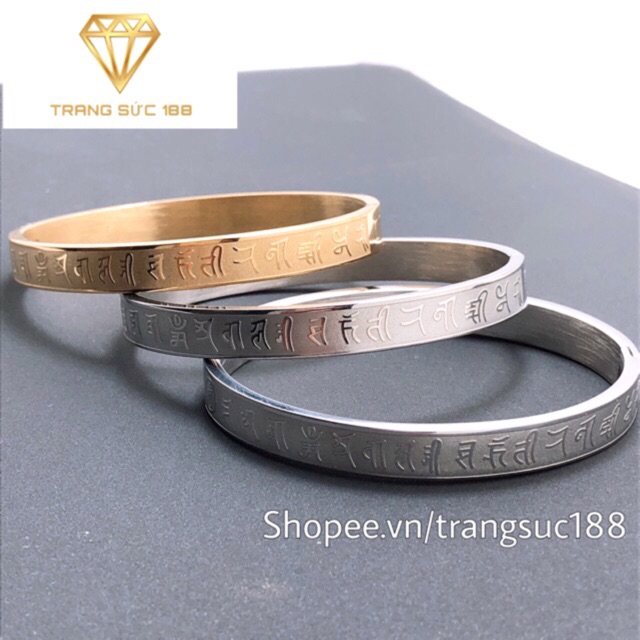 Vòng tay titan Om Mani Padme Hum