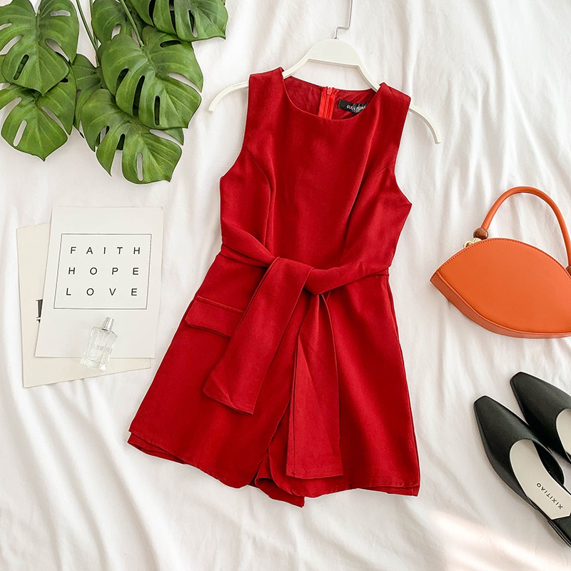 JUMPSUIT GIẢ VÁY ULZZANG