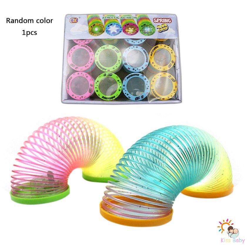 Cuộn dây tròn màu cầu vồng phát sáng 3D hợp thời trang