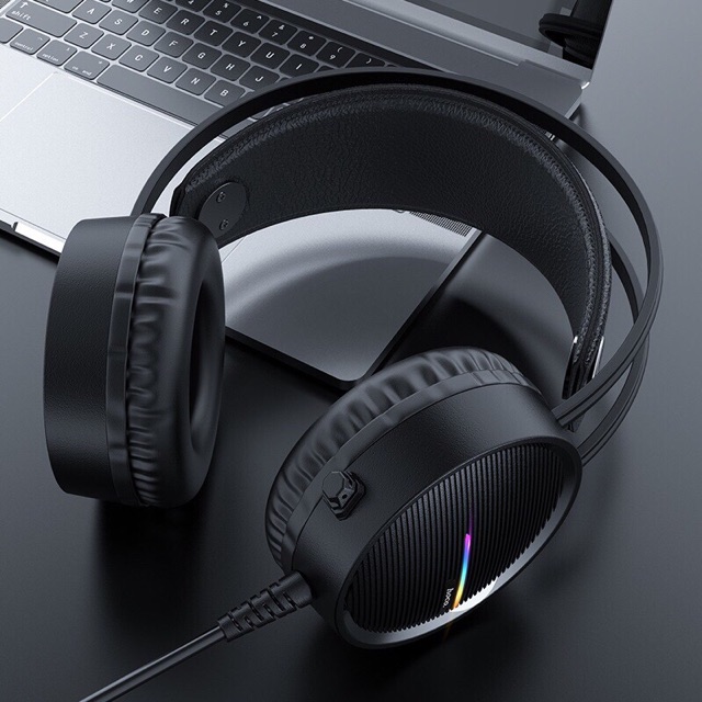 Tai nghe chụp tai headphone cho game thủ Hoco W100 chính hãng