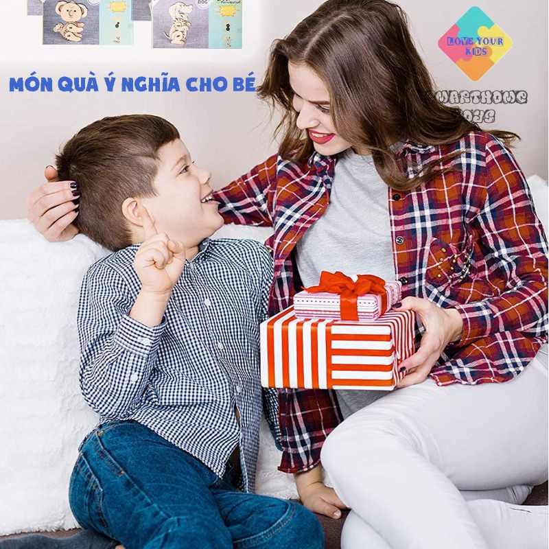 Đồ Chơi Lắp Ghép - Mô Hình Gỗ 3D Loài Động Vật Trang Trí Bàn Học Theo Phương Pháp Giáo Dục Stem Cho Bé - SmartHome Toys