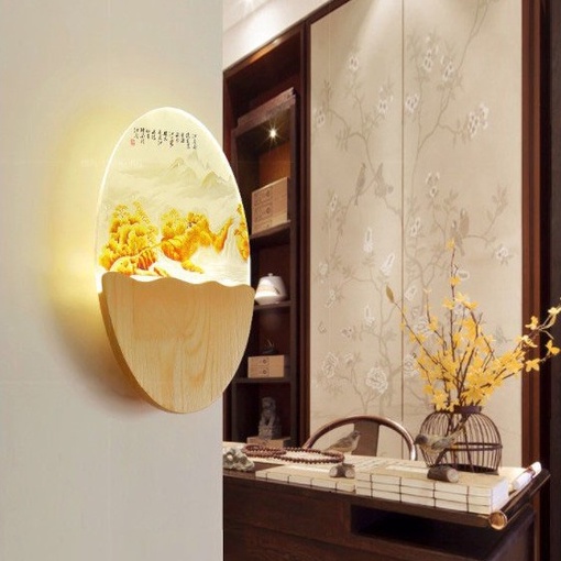 Đèn gắn tường MONSKY SIBUNA trang trí phòng ngủ, phòng khách LED hiện đại sang trọng