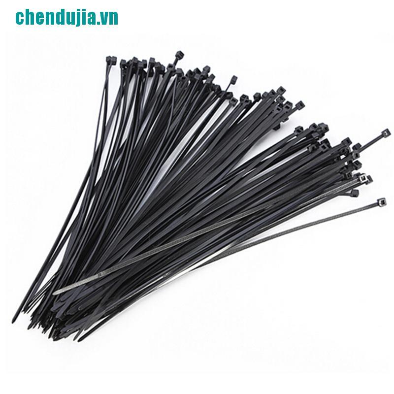 Bộ 100 Dây Rút Nhựa Nylon 10cm Chuyên Dụng Cho Quấn Dây Cáp