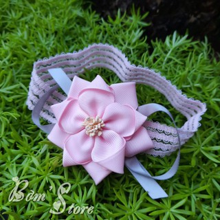 Băng Đô Handmade Kết Hoa Gân Cho Bé