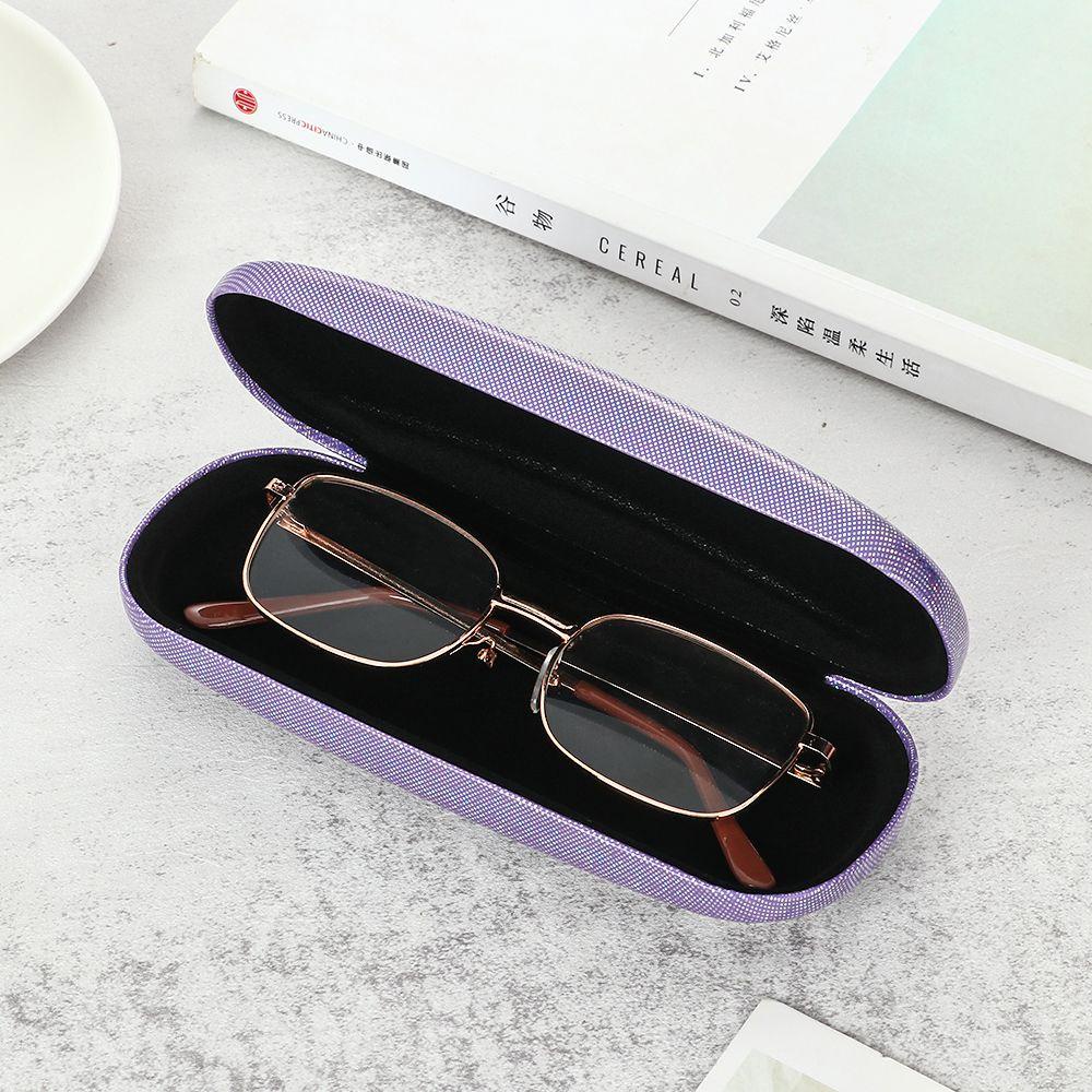 Hộp Đựng Mắt Kính Bằng Da PU Thiết Kế Nhỏ Gọn Thời Trang Cho Học Sinh Ốp