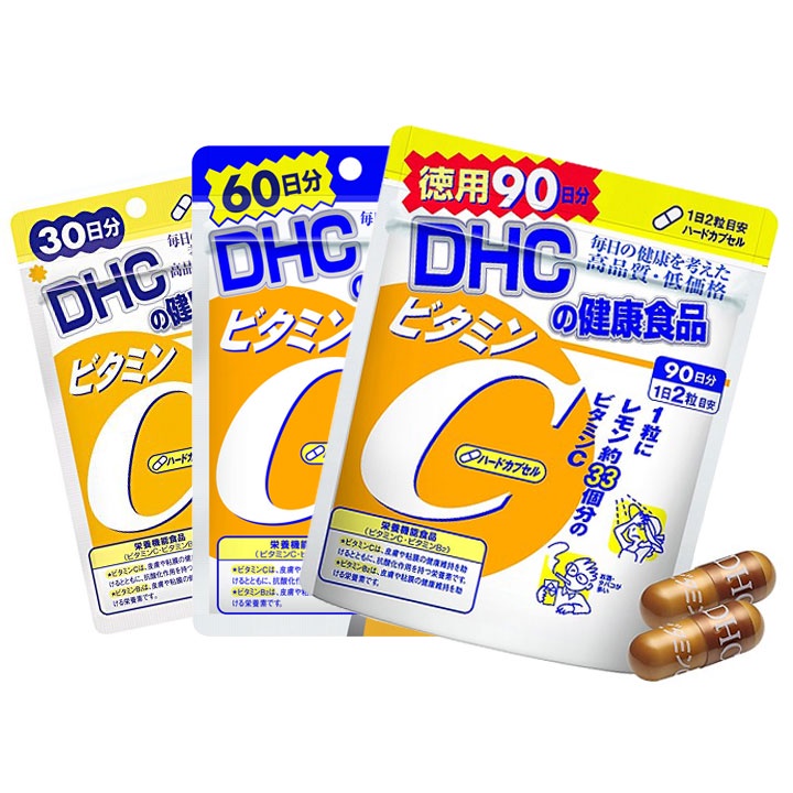 Viên uống DHC bổ sung Vitamin C  30 ngày, 90 ngày