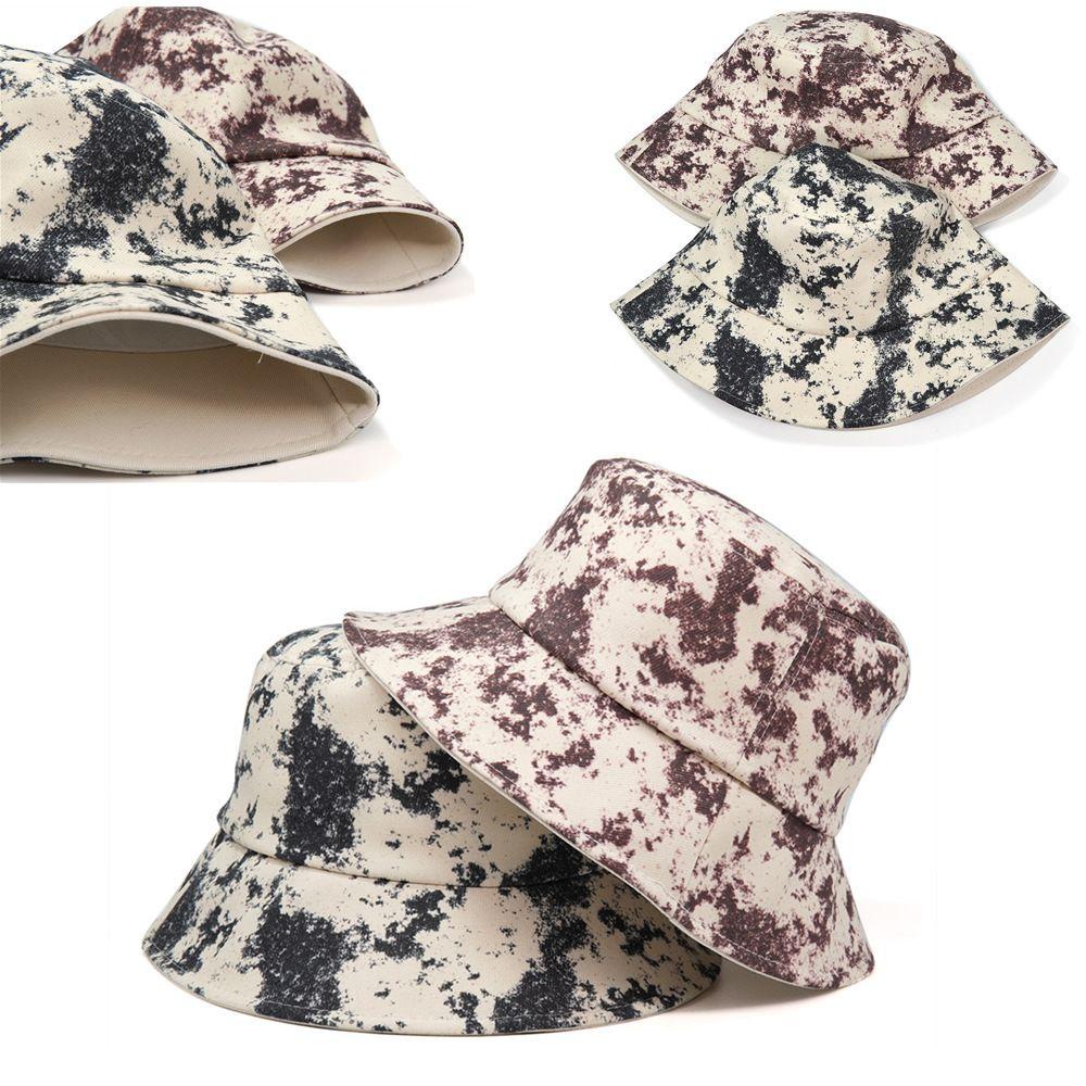 SUMU Nón Tai Bèo Chất Liệu Cotton Màu Nhuộm In Họa Tiết Độc Đáo Thời Trang Đi Biển Xinh Xắn