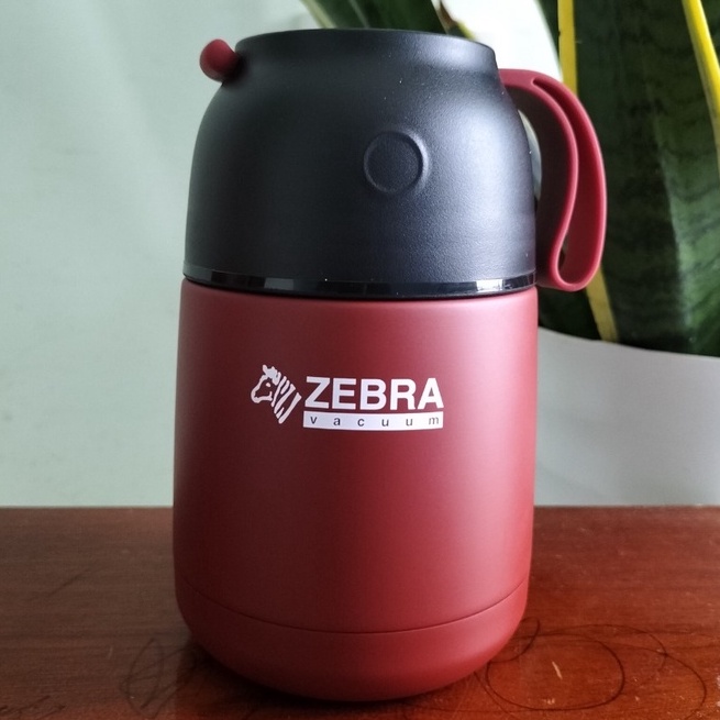 Bình giữ nhiệt ,ủ cháo zebra 450ml - 650ml Thái Lan cao cấp-123006 màu đỏ đô mẫu mới 2022