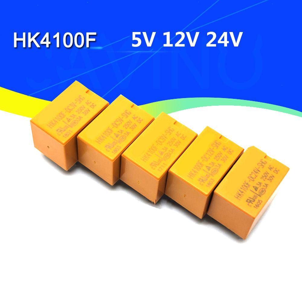Mô Đun Rơ Le Mini HK4100F-Pacec24V-SHG 5V 12V 24V HK4100F-DC12V-SHG Thông Minh