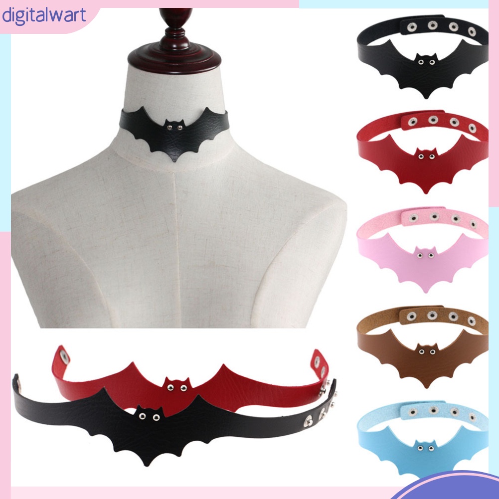 Vòng Cổ Choker Giả Da Hình Dơi Phong Cách Cá Tính Dành Cho Cả Nam Và Nữ