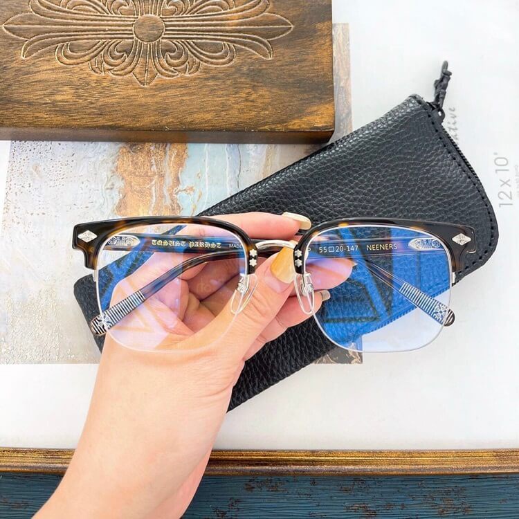 Gọng Kính Cận Nam, C.HROME, Kính cận, Kèm Full Box, Bảo Hành 12 tháng - donghokinhmat168