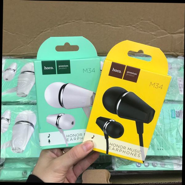 (CHÍNH HÃNG) TAI NGHE HOCO M34 CÓ NÚM CAO SU, CHỐNG ỒN NGHE HAY CÓ MIC - BẢO HÀNH 6 THÁNG