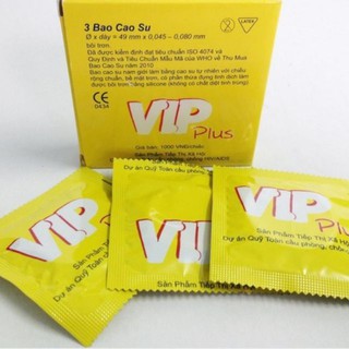 10 cái bao cao su Vip