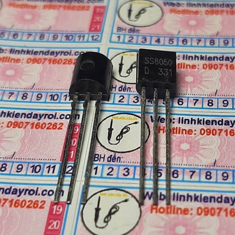 10 sản phẩm Transistor 40V 1.5A NPN TO-92 SS8050 S8050 8050