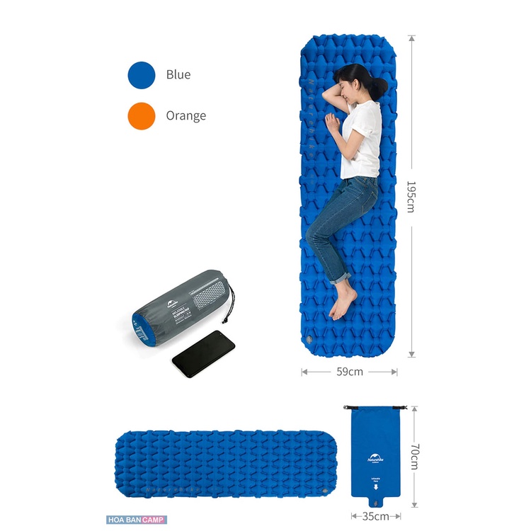 Đệm Hơi 1 Người Siêu Nhẹ NatureHike NH19Z032-P