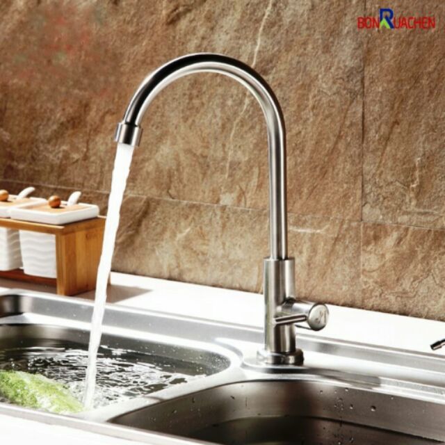 Vòi rửa chén inox sus304 lạnh
