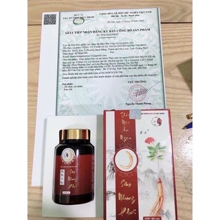 [Cam kết chính hãng] Sâm nhung tăng cân - Sâm nhung plus lọ 60v