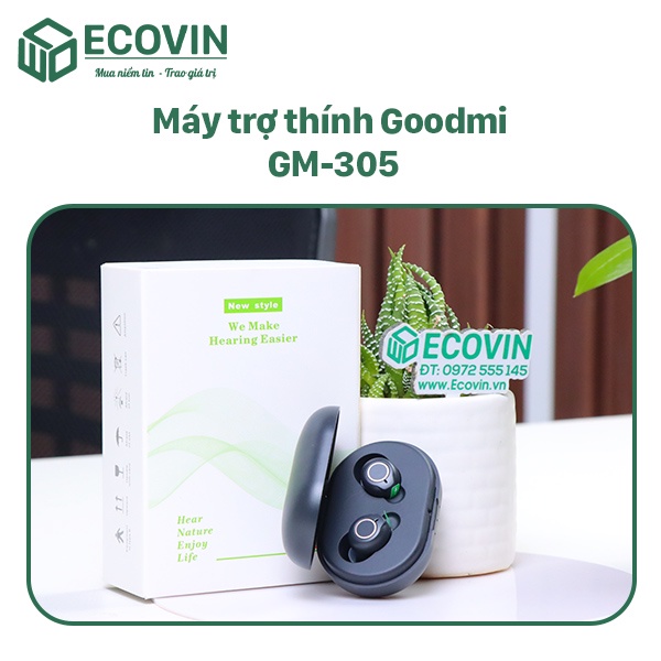 Máy trợ thính, tai nghe trợ thính, máy trợ thính cho người già, máy trợ thính không dây Goodmi GM-305