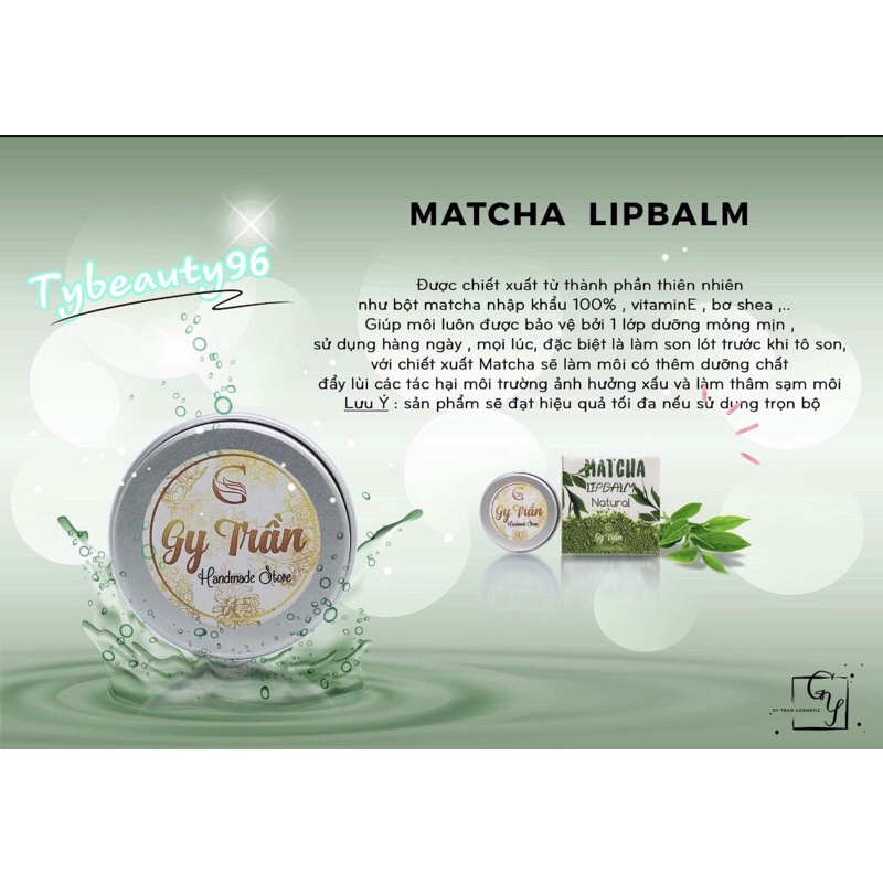 Hũ son dưỡng Matcha G.Y