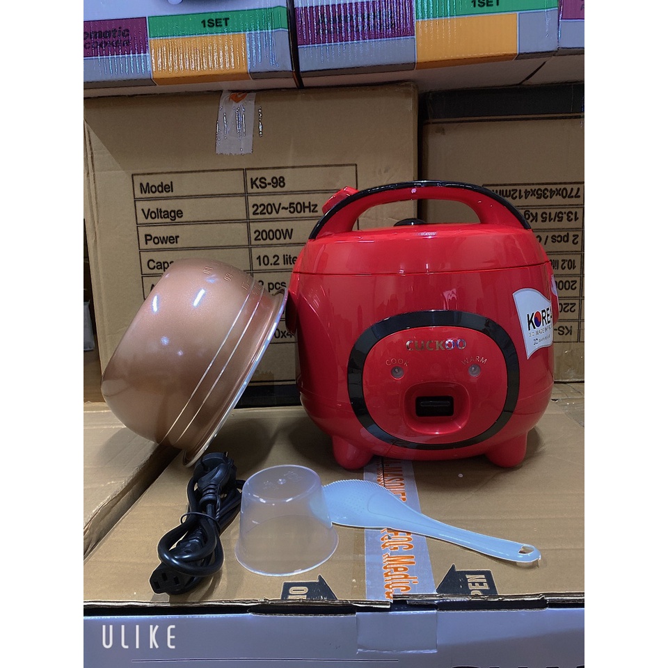 ❤️Nồi Cơm Điện Mini CUCKOO CR387/Jiplai -DUNG TÍCH 1L, KIỂU DÁNG CON LỢN SIÊU ĐÁNG YÊU