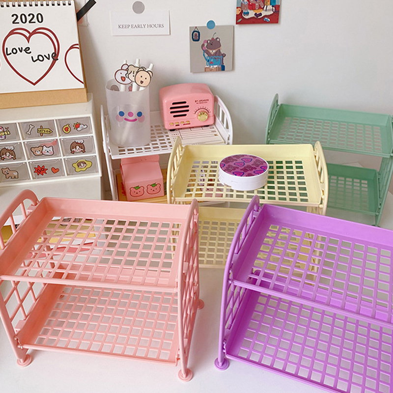 Giá Để Đồ Trang Điểm 2 Tầng Tiện Lợi