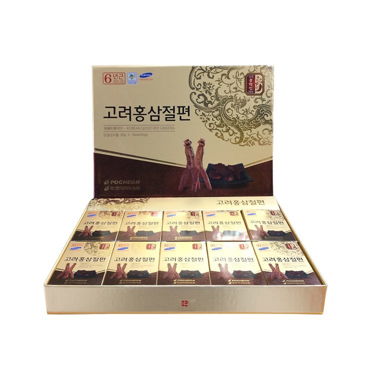 [ Giá Cực Rẻ ] Hồng Sâm Lát Tẩm Mật Ong Hàn Quốc POCHEON 200g