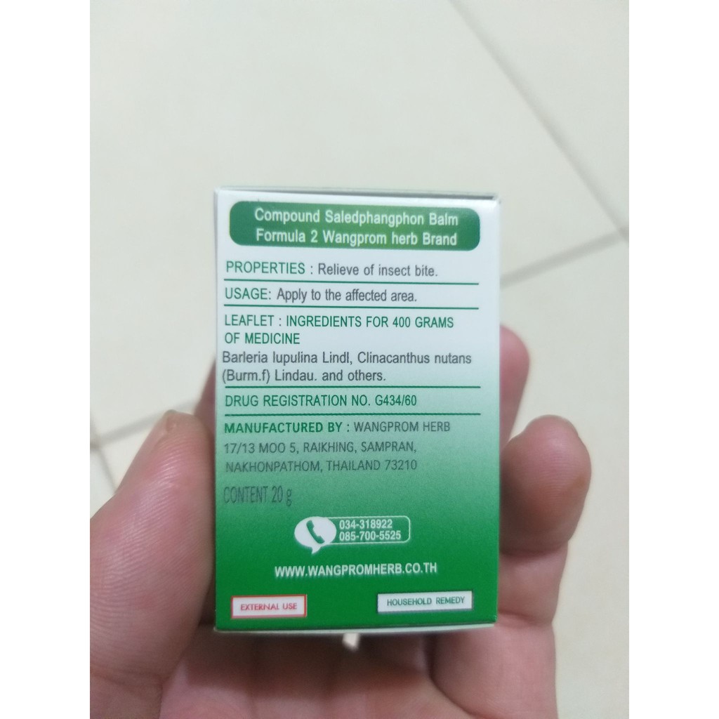 Cao Xoa Bóp WANG PROM BALM Thái Lan lọ 20g